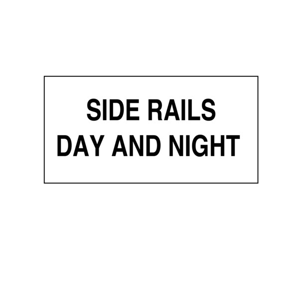 Printed Chart Tape - Side Rails Day And Night